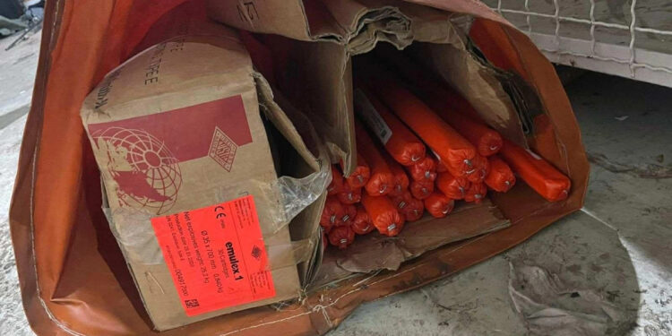 Rreth 300 kg eksplozivë të konfiskuara në Vërmicë