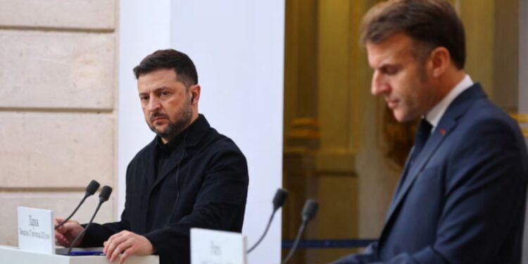 "Rusia nuk do paqe": Macron në konferencë me Zelenskyn thotë se Europa do të vazhdojë ta mbështesë Ukrainën përballë agresionit rus.