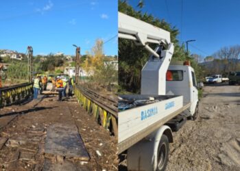 Situata në Sarandë pas reshjeve përmirësohet, fillon riparimi i dëmttimeve në argjinaturën e lumit Bistrica