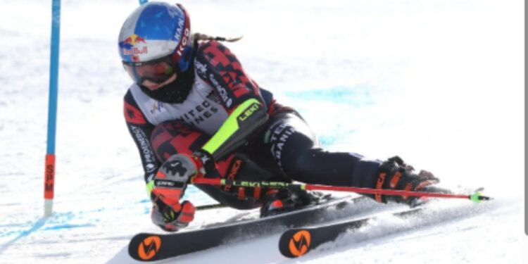 Ski/ Lara Colturi, një tjetër performancë të jashtëzakonshme, e treta në garën e Slalomit në Shtetet e Bashkuara