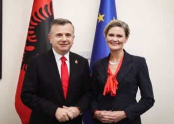 VanHorn takohet me kreun e grupeve parlamentare shqiptare: Dialogu konstruktiv dhe liria e shprehjes, themele të institucioneve të forta politike.