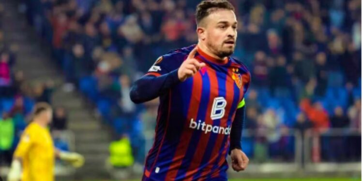 Xherdan Shaqiri ‘merr mbi supe’ Baselin, shqiptari realizon dy gola në Europa League (VIDEO)