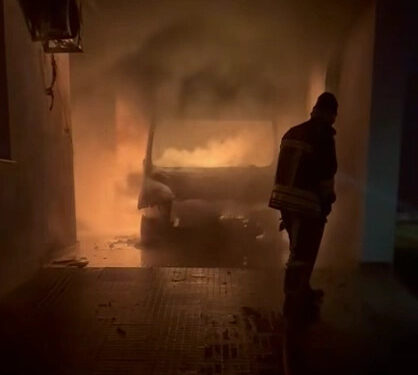 Autoambulanca digjet në fshatin Ratkoc të Rahovecit, arrestohet një i dyshuar