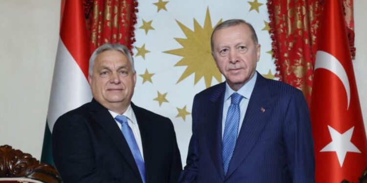Bisedimet mes Orbanit dhe Erdoganit: Presidenti hungarez thekson rolin e Turqisë si garant për furnizimin e Hungarisë me gazin rus.