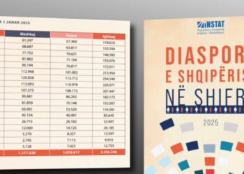 Gjysma e shqiptarëve në diasporë: Sipas të dhënave të Instat, 2.2 milionë jetojnë jashtë vendit, shumica e tyre të rinj.