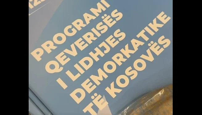 LDK-ja shpall programin e saj, bën një gabim në emërtimin e partisë