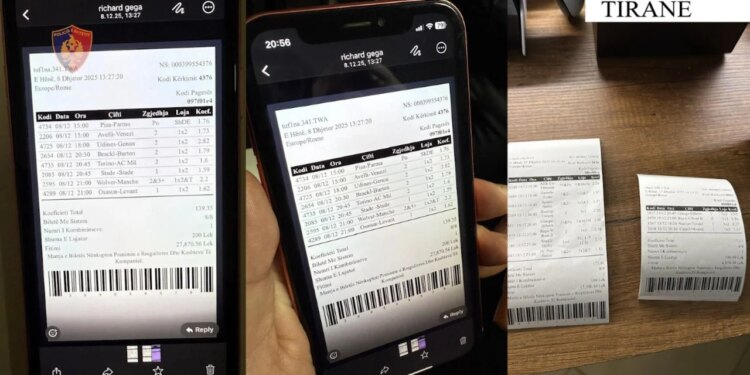 Lokalret shndërrohen në kazino, tre persona të arrestuar, një i mitur nën hetim për bastet