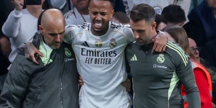 Mbrojtja e Real Madridit vazhdon të ketë probleme; Militao gjithashtu është lënduar.
