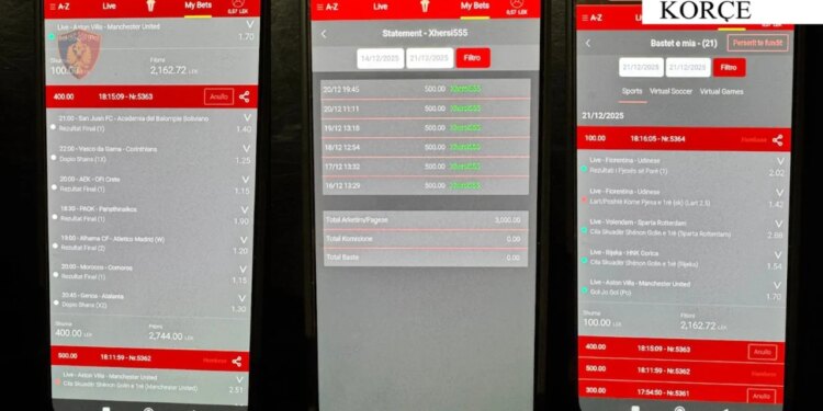 Përseritet aktiviteti ilegal i basteve, tre persona nën hetim në Korçë