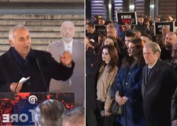 Protesta e organizuar nga Berisha: ‘Tradhti kombëtare’, një protestues thotë për dhëndrin e Trump: Është një vegël e Serbisë e shitur nga...