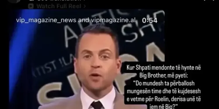 Selvija tregon bisedën e saj të fundit me Shpatin para Big Brother VIP.