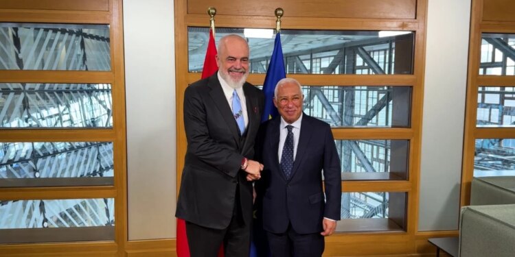 Takimi i Kryeministrit Rama me Presidentin e Këshillit të Europës dhe zv.presidenten Kallas në Samitin BE-Ballkani Perëndimor