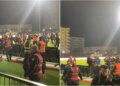 Video/ Pamje të reja nga skandali në Vlorë, kur policia ndërhyri për të parandaluar tifozët të hyjnë në fushë.