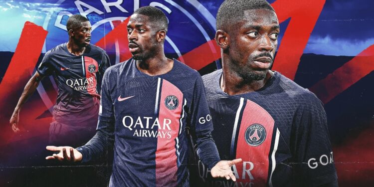 Dembélé lëkund Paris Saint-Germain, rrezikon largimin nga klubi francez.