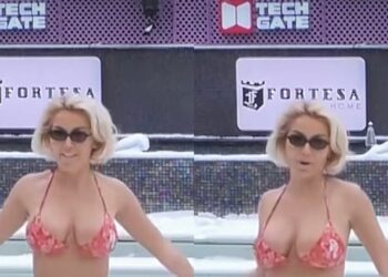 Dolce vesh bikini në borë, sfidë ndaj të ftohtit në oborrin e "BBVK"!