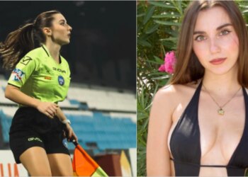 “Foto/ ‘Dy karta të kuq’ – Kush është gjyqtarja atraktive në Itali që po mahnit tifozët në rrjetet sociale”