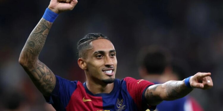 Humbi Topin e Artë dhe FIFA The Best: Raphinha shpallet lojtari më i mirë i vitit 2025 nga fansat