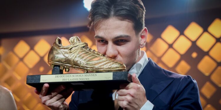 Jashari shpallet fitues i Këpucës së Artë për vitin 2025 në Belgjikë, pas vetëm gjysmës së sezonit të luajtur...