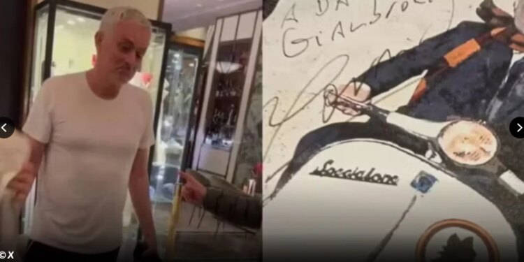 Jose Mourinho dhe dhurata e tifozëve të Romës që u takua në Torino: A do të rikthehem? Asnjëherë nuk mund të thuhet me siguri…