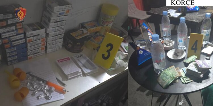 Kokaina dhe bastet sportive në bar/ Pronari arrestohet, 14 të tjerë ndëshkohen për mosnjoftim të krimit.