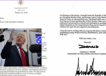 Kryeministri Rama publikon ftesën e Donald Trump për t'u bashkuar me Bordin e Paqes: "Do të angazhohem për të forcuar dinjitetin e shqiptarëve"