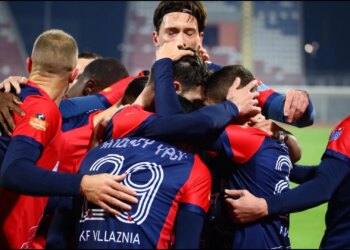 Sherif Kallaku shënon gol për të siguruar fitore për Vllazninë ndaj Egnatias