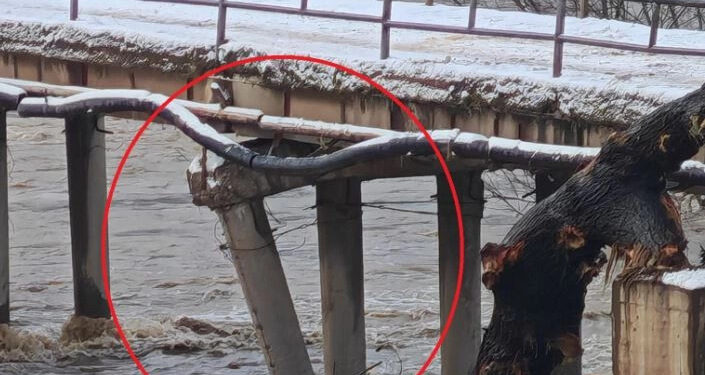 Ura në Leposaviq mbyllet për shkak të dëmtimeve nga vërshimet