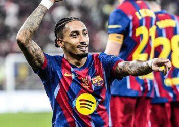 Video/ Barcelona, superkampione e Spanjës: Katalanasit mposhtin Realin në El Clasico dhe sigurojnë trofeun e parë të sezonit.