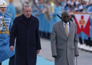 Video/ Momente të papërshtatshme gjatë vizitës me Erdogan, presidenti nigerian bie kur po hynte në Pallatin Presidencial