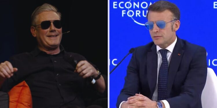 Video: Tallja e Starmer ndaj Macron - Ai kishte syze të errëta dhe fliste frëngjisht