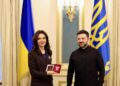 Zelensky nderon Spiropalin në Kiev me Urdhrin e Lartë Shtetëror, Ministrja thotë: E ardhmja do të formohet nga fuqia e vlerave.