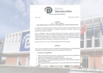 Zgjedhjet për udhëheqësin e partisë në prill, PD publikon udhëzimet për listën e anëtarëve, ja detyrat e drejtuesve politikë në qarqe.