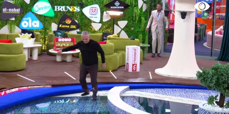 Artani shpërthen "live" në pishinën e Big Brother, pas "nominimit" me Luizin.