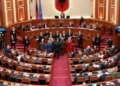 Berisha and PD Deputies Disrupt the Speaker's Podium, Peleshi Suspends Session: We Will Return When Order is Restored in the Hall