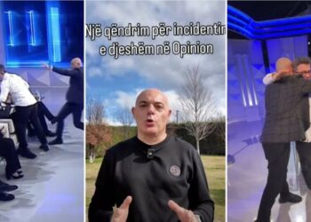 Blendi Fevziu shpjegon ngjarjen në “Opinion”: Nuk ka pasur asnjë kontakt fizik mes Berat Buzhalës dhe Albatros Rexhajt.