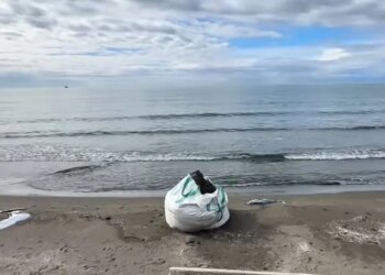 Fëmijët "pushtojnë" plazhin e Kunës, erozioni detar dëmton shëtitoren para fillimit të sezonit turistik.