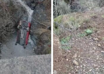 Makina përfundon në përrua në Mat, drejtuesi shpëton në mënyrë të çuditshme