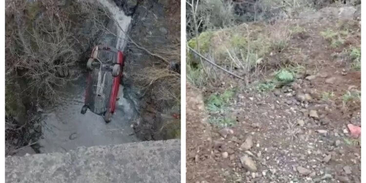Makina përfundon në përrua në Mat, drejtuesi shpëton në mënyrë të çuditshme