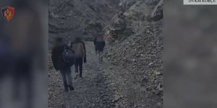 Policia ndalon një shtetas sudanez për ndihmën që u ofroi 6 emigrantëve për të kaluar ilegalisht kufirin nga Greqia në Shqipëri, në Korçë.