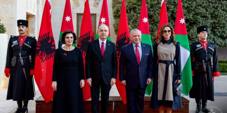 Presidenti Begaj takon mbretin e Jordanisë, bisedime për rritjen e bashkëpunimit ekonomik.