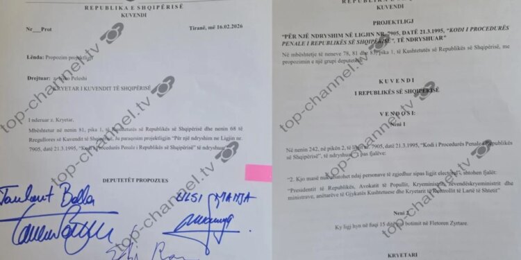 Propozimi për pezullimin e krerëve të shtetit me vendim gjykate: Nënshkrimet e Ramës, Ballës e Manjës, përfshijnë edhe anëtarët e Gjykatës Kushtetuese.