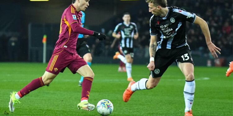 Roma luan në Udine, verdhekuqtë bien në vendin e pestë përballë Juventusit.