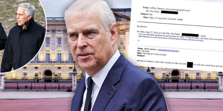 Skandali i dosjeve Epstein vazhdon: Princi Andrew organizon një darkë me një financier amerikan dhe një modele ruse në Pallatin Mbretëror.
