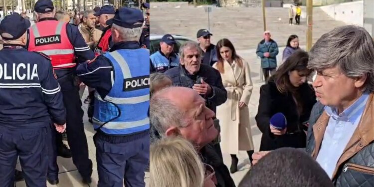 Tensione në Durrës: Banorët bllokojnë kreun e IMT-së dhe përpiqen të hyjnë në bashki