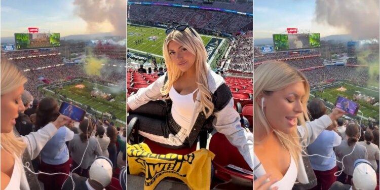 Video: Injoron spektaklin e Bad Bunny, ndjek koncertin e promovuar nga Trump, influencerja e njohur përballë kritikave.