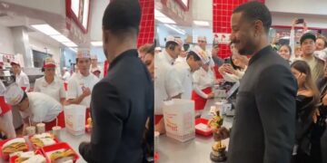 Pas humbjes në Oscars 2026, Michael B. Jordan shijon një hamburgër për të festuar